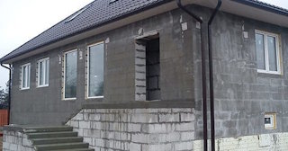 Фасад из газобетона для дома в Кушве - Строй-Кшв, качественная отделка от 2044 руб.